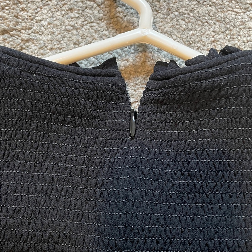 Wilfred Black Blouse with Sheer Sleeves - Picture 5 of 5